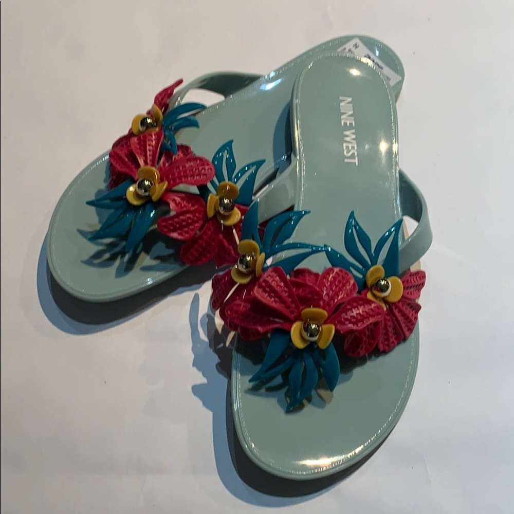 Nine West flower sandals